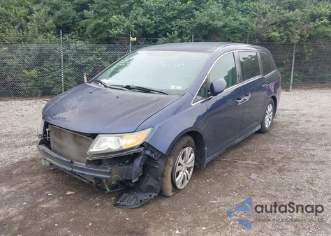 2014 Honda Odyssey Ex from USA, damaged, VIN 5FNRL5H41EB055259